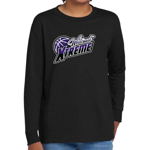 West Coast X-Treme Youth Heavy Cotton 100% Cotton Long Sleeve T Shirt Thumbnail