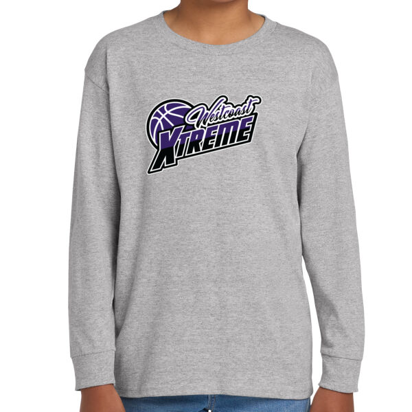 West Coast X-Treme Youth Heavy Cotton 100% Cotton Long Sleeve T Shirt Thumbnail